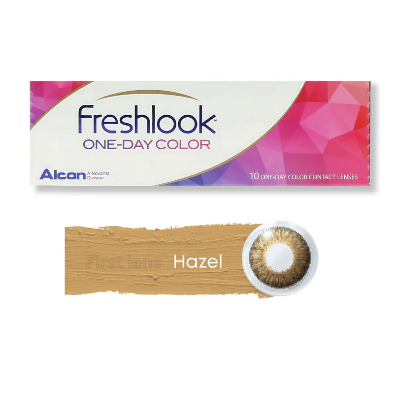 Alcon Freshlook One Day Colour Contact Lens in (Green Blue Pure Hazel)