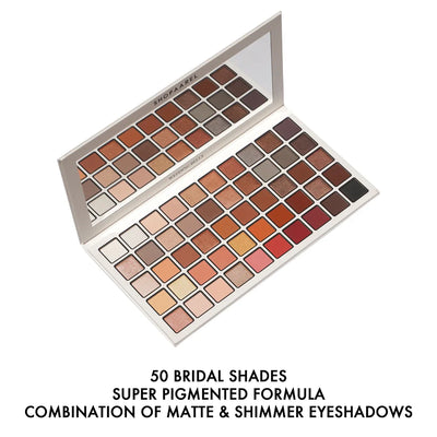 Shopaarel 50 Color Wedding Bells Eyeshadow Palette