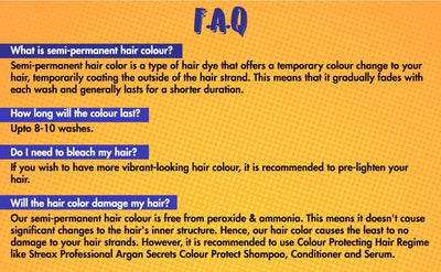 Streax Professional Hold & Play Funky Colours - Glorious Green 100g