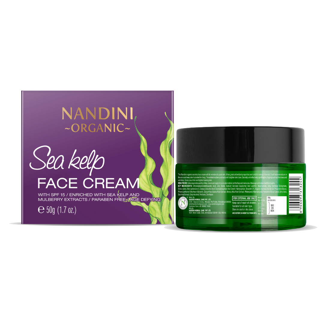 Nandini Organic Sea Kelp Face Cream with SPF 15
