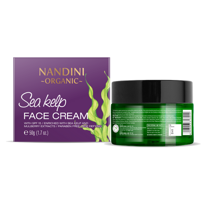 Nandini Organic Sea Kelp Face Cream with SPF 15