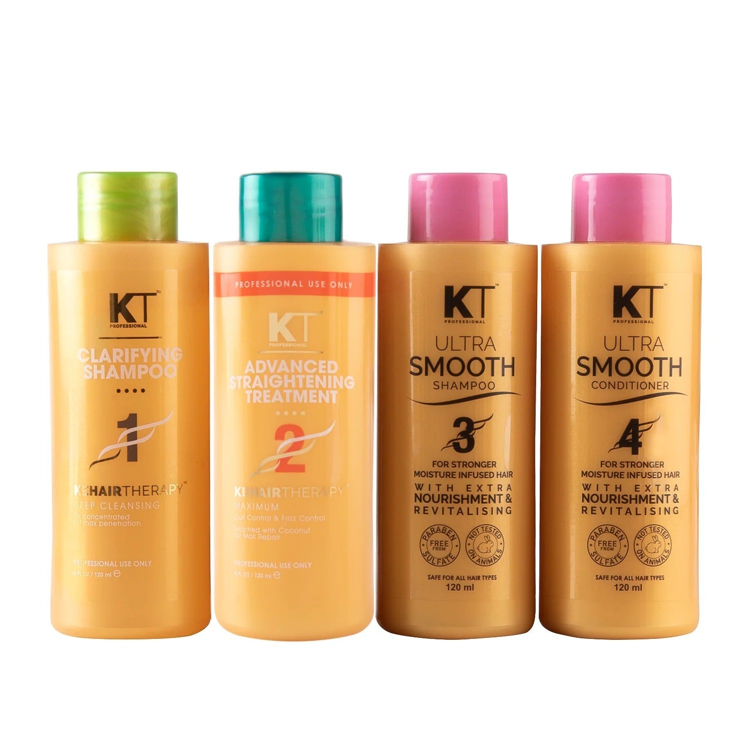 KT Professional Advanced Straightening Starter Kit (480ml)