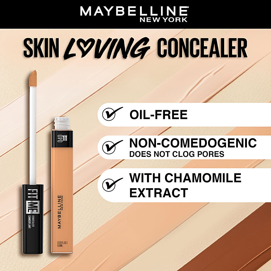 Maybelline New York Fit Me Concealer 6.8 ml (20 Sand, 50 Cafe, 25 Medium)