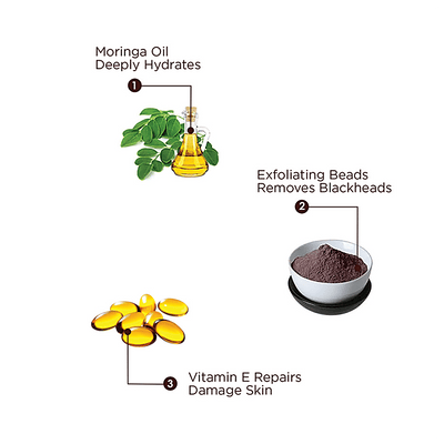 The Skin Story Moringa Face Gentle Scrub – Deep Cleansing Exfoliator, 100g