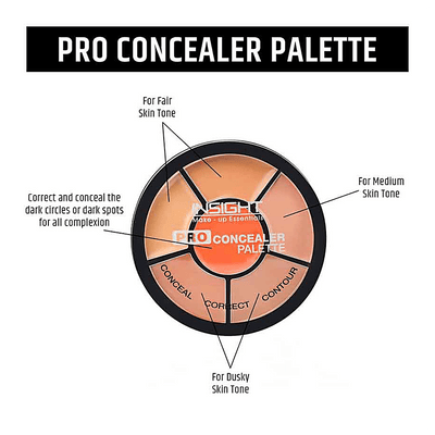 INSIGHT Cosmetics Pro Concealer Palette - Evens Out Skin Tones, 15 g Corrector