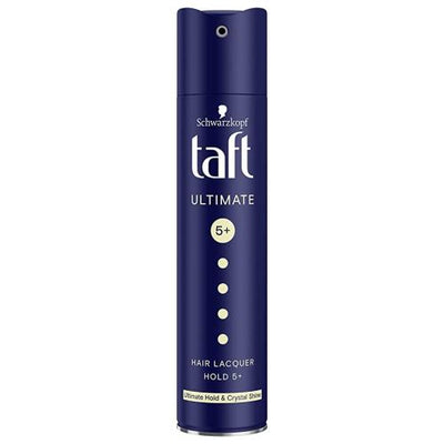 Schwarz Kopf Taft Ultimate 5+ Hair Lacquer Hold 5+ Ultimate Hold & Crystal Shine (250 ML)