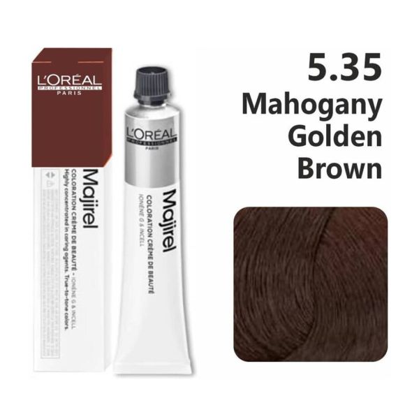 L'oreal Professionnel Paris Majirel - 5.35 (Mahogany Golden Light Brown)