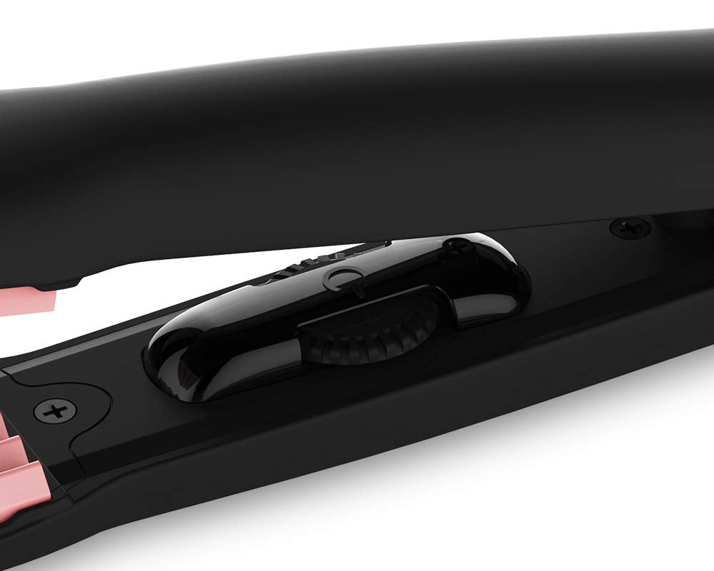 TORLEN PROFESSIONAL TOR 051 Rose Gold Ceramic Plates Hair Crimper | 120 to 230 Degree | Temperature Controller Styling Crimping Machine For Women