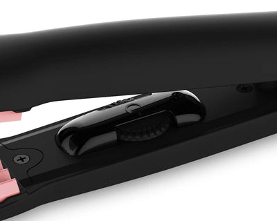 TORLEN PROFESSIONAL TOR 051 Rose Gold Ceramic Plates Hair Crimper | 120 to 230 Degree | Temperature Controller Styling Crimping Machine For Women