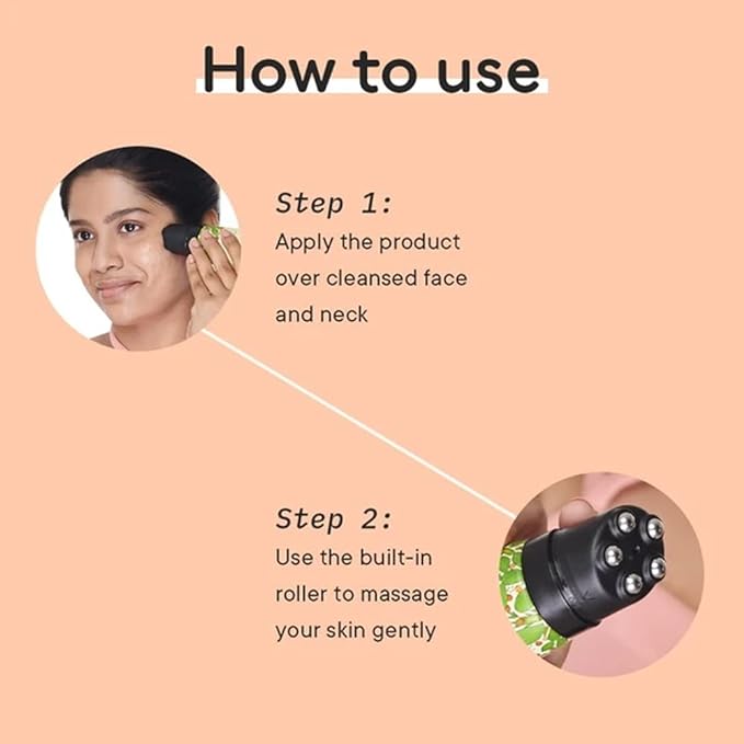 Quench Chialeader Oil Control Korean Moisturizer with Relaxing Roller Ball Applicator | Controls Excess Oil Production| Made in Korea | Non-Greasy Moisturizer for Oily Skin| with Chia Seeds, Cactus Water and Rose Myrtle| Face Cream| 75ml