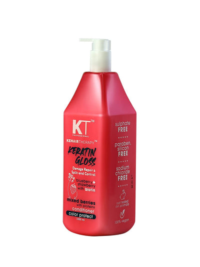 KEHAIRTHERAPY KT Professional Keratin Protein Gloss Damage Repair & Split End Control Conditioner 1000ml