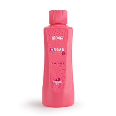 Streax Professional Developer 20 Volume 6% For Hair Color With Argan Secrets Colourant 1000ml