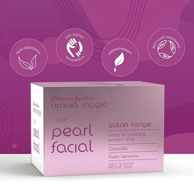 Aroma Magic Pearl Facial Kit Salon Range (For Oily & Acne Prone Skin) 240gms