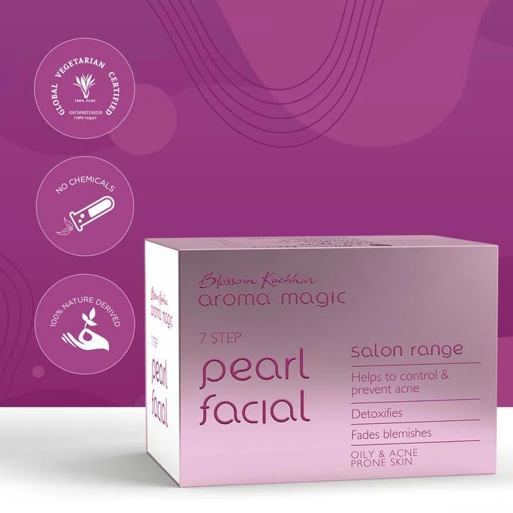 Aroma Magic Pearl Facial Kit Salon Range (For Oily & Acne Prone Skin) 240gms
