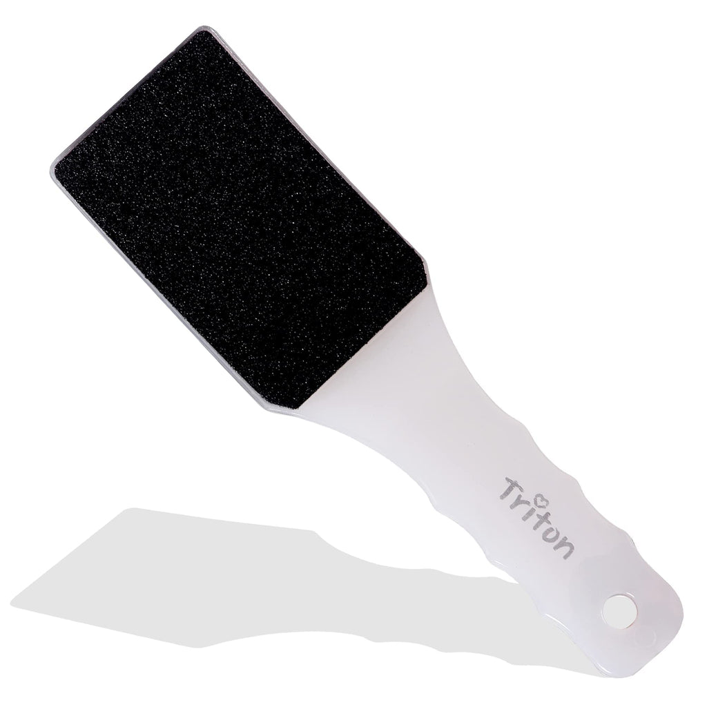 Double-Sided Curved Foot File & Callus Remover for Smooth Feet (Grey)