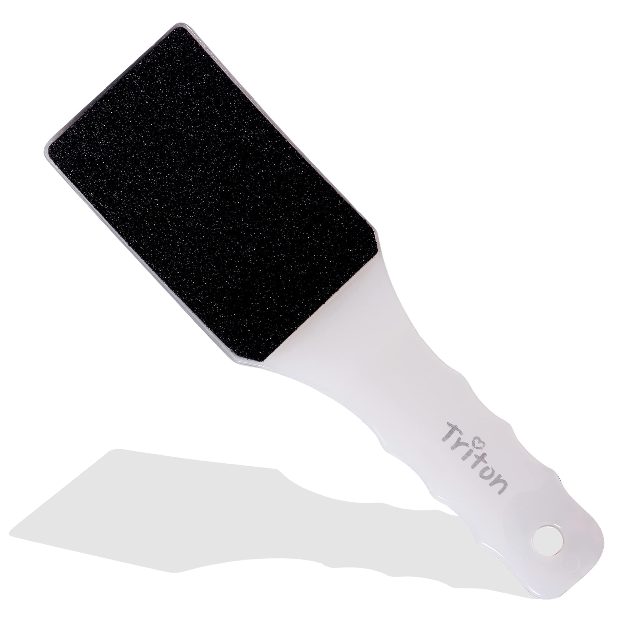 Double-Sided Curved Foot File & Callus Remover for Smooth Feet (Grey)