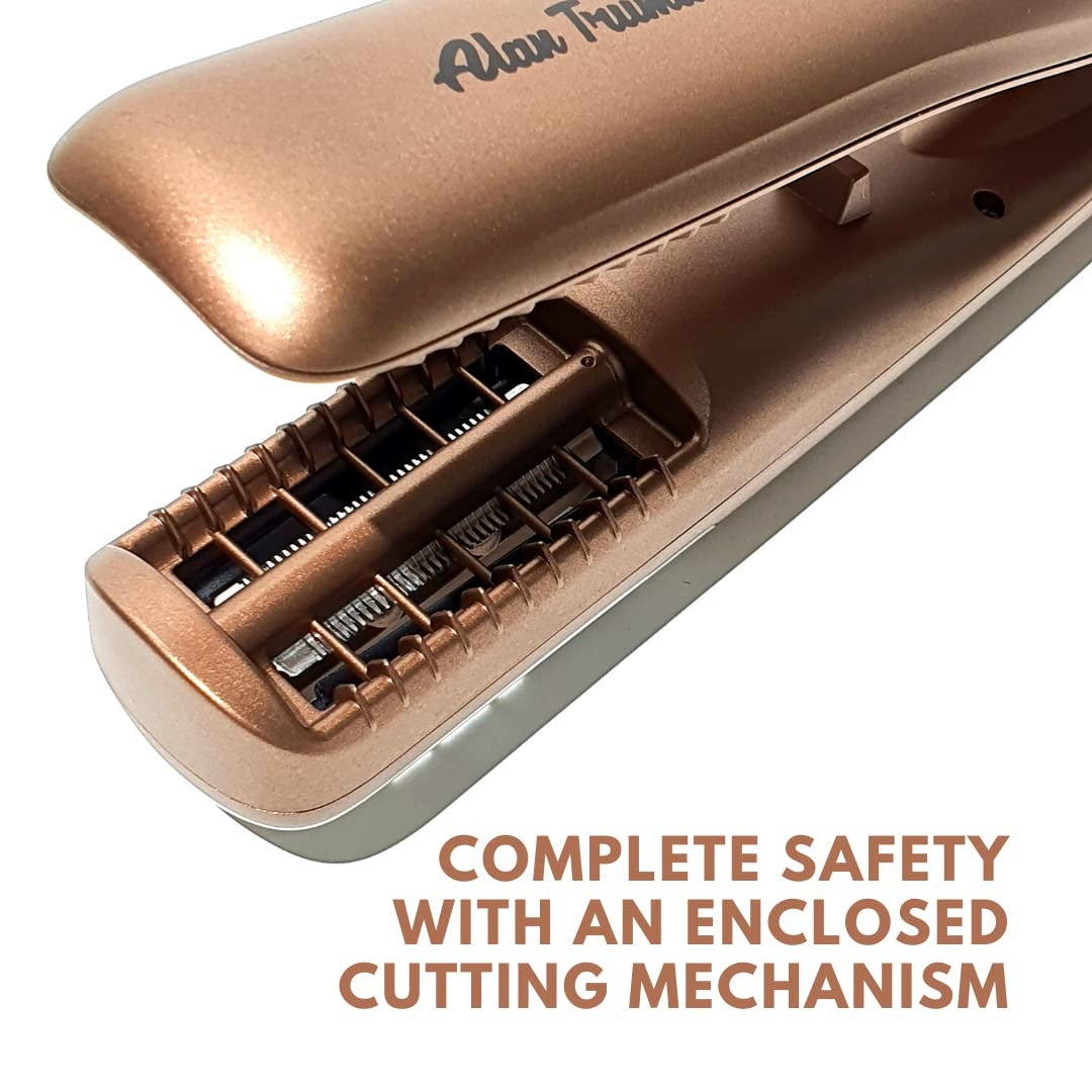 Alan Truman No More Split Ends - Automatic Split End Trimmer | Frizz-Free Hair Tool | Cordless