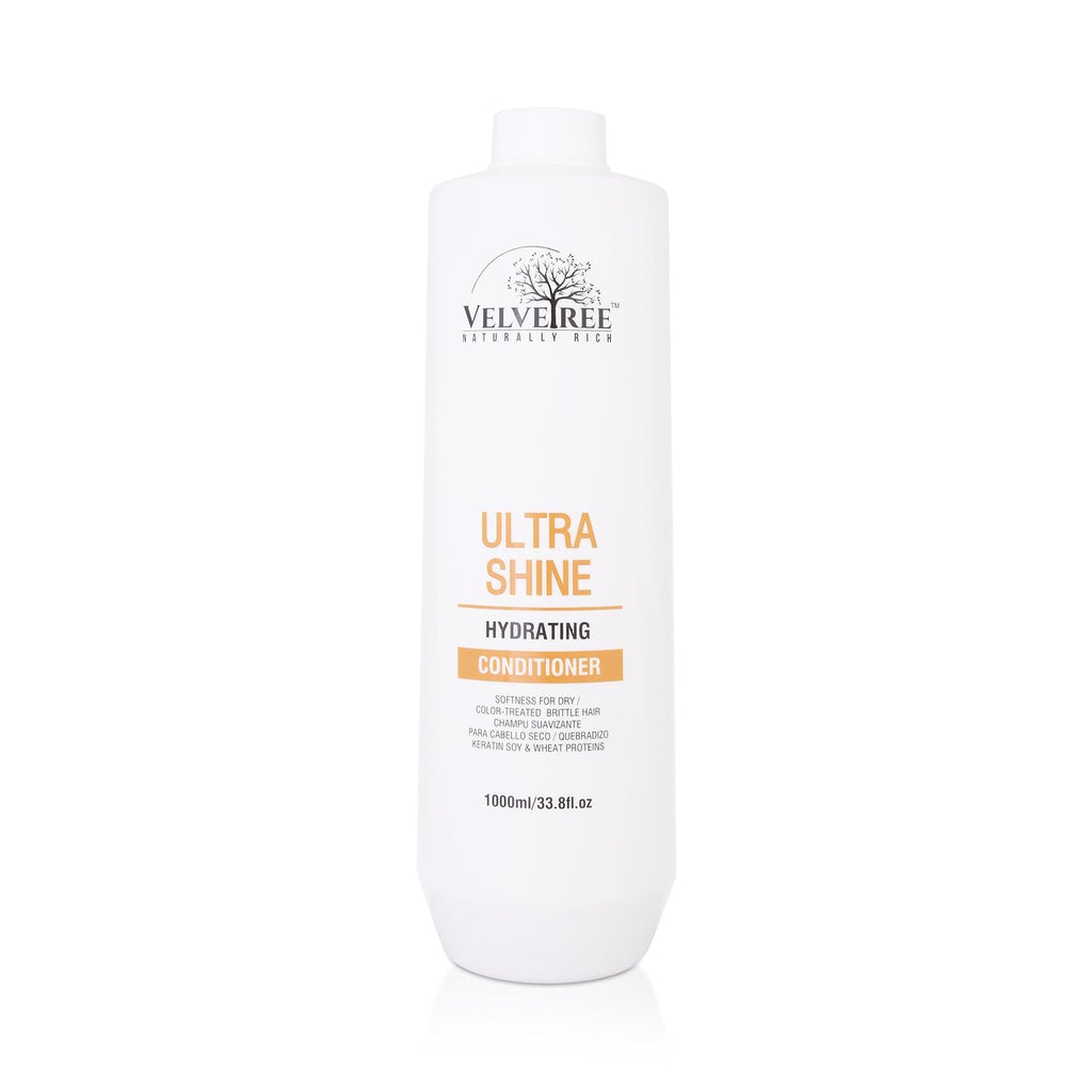 Velvetree Ultra shine hydrating Conditioner After Keratin Treatment 1000 ml, for Straight, Shiny Hair - Nourishes Dry Hair & Controls Frizz, For Men & Women