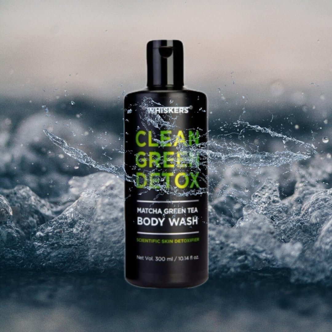 Whiskers Matcha Green Tea Body Wash 300ml