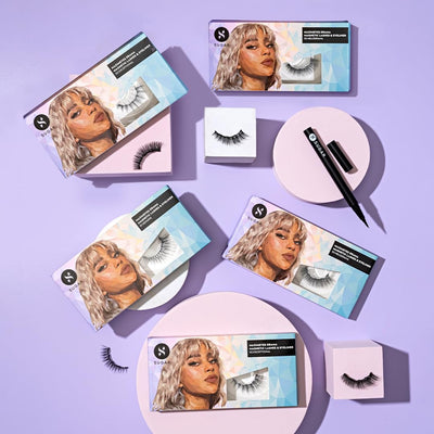 SUGAR Cosmetics Maximeyes Drama Magnetic Eyelashes & Eyeliner Powder - 01 Genuine