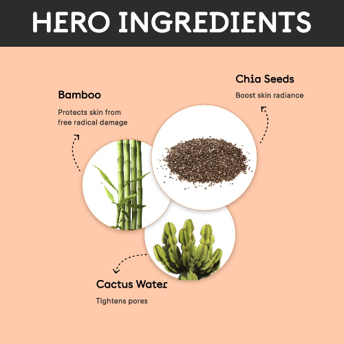 Quench Chialeader Oil Control Korean Moisturizer with Relaxing Roller Ball Applicator | Controls Excess Oil Production| Made in Korea | Non-Greasy Moisturizer for Oily Skin| with Chia Seeds, Cactus Water and Rose Myrtle| Face Cream| 75ml