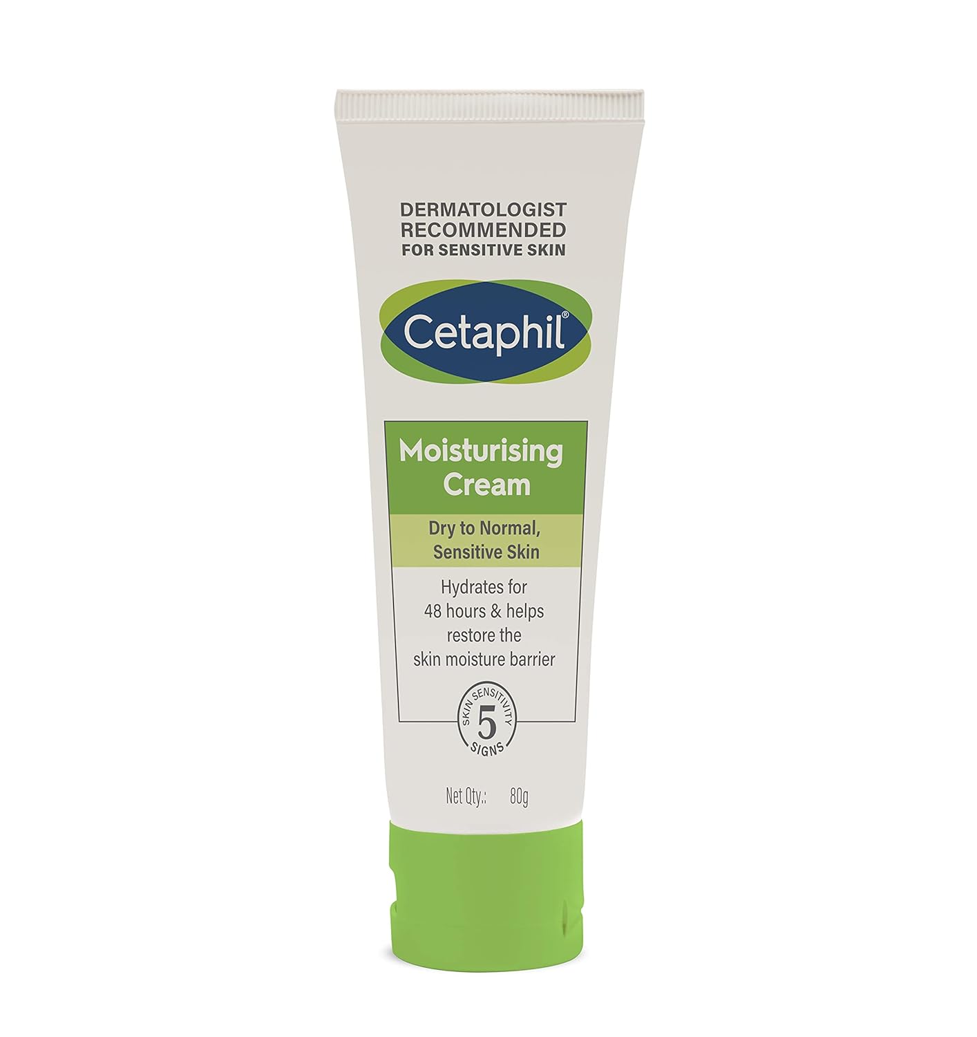 Cetaphil Moisturising Cream for Face & Body, Dry to Normal skin, 80 gm
