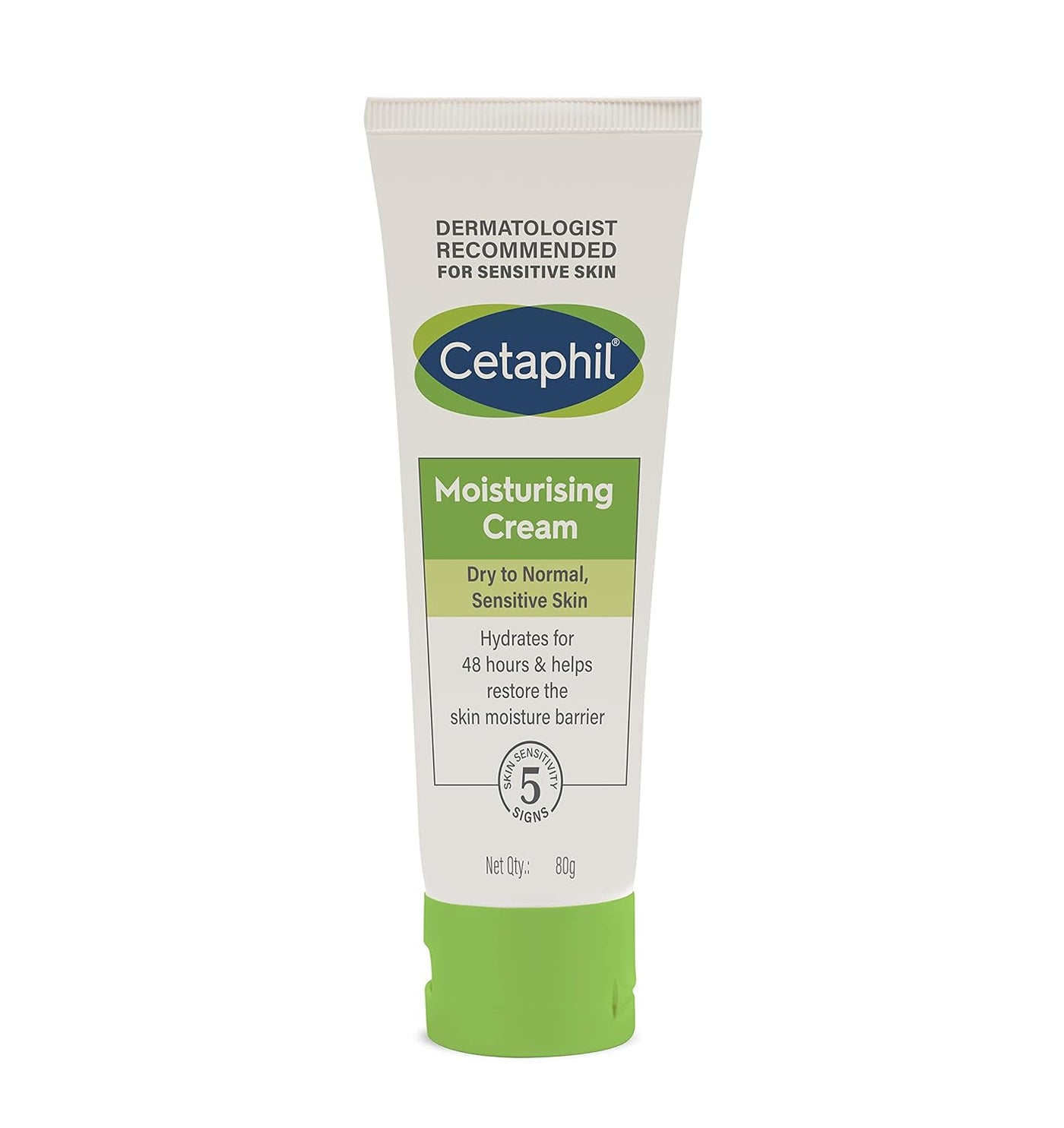Cetaphil Moisturising Cream for Face & Body, Dry to Normal skin, 80 gm