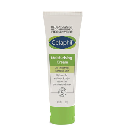 Cetaphil Moisturising Cream for Face & Body, Dry to Normal skin, 80 gm