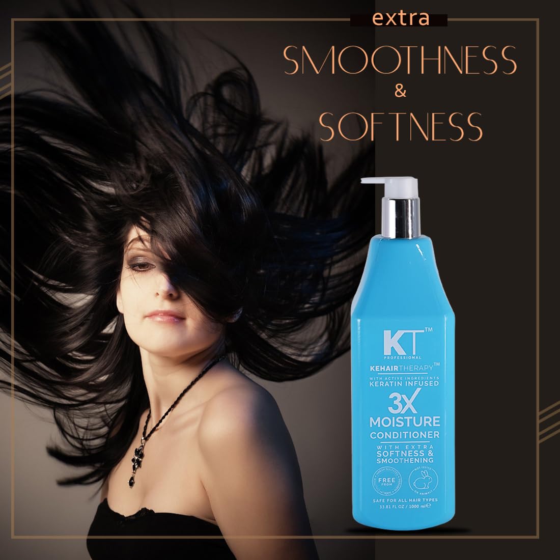 KEHAIRTHERAPY KT Professional 3X Moisture Conditioner (1000 ML)