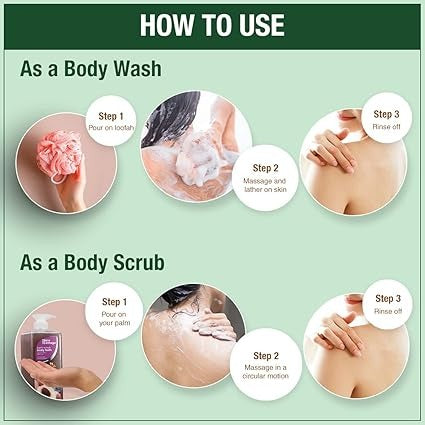 Skin Cottage Green Tea Body Bath + Scrub – 400ml