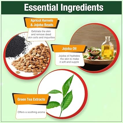 Skin Cottage Green Tea Body Bath + Scrub – 400ml