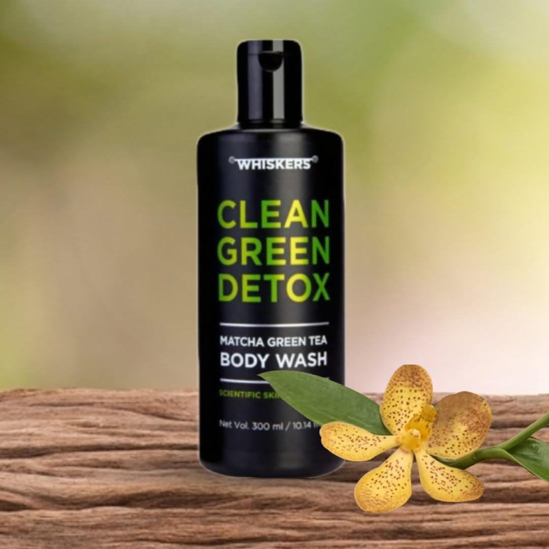 Whiskers Matcha Green Tea Body Wash 300ml