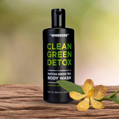 Whiskers Matcha Green Tea Body Wash 300ml