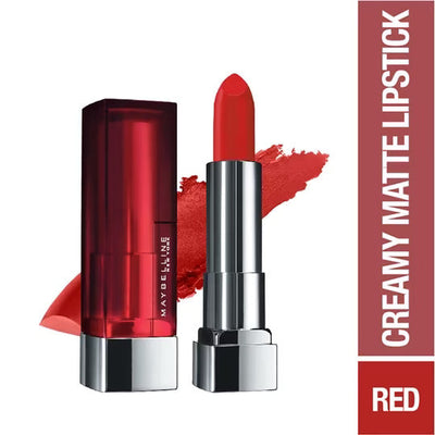 Maybelline New York Color Sensational Creamy Matte Lipstick Collection Shade(500-817)