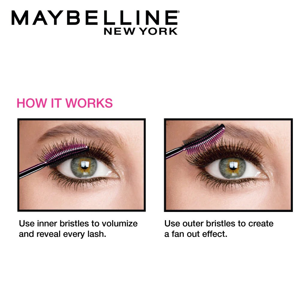 Maybelline New York Lash Sensational Waterproof Mascara - Black, 10 g