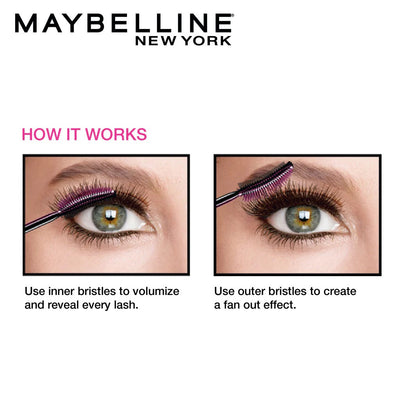 Maybelline New York Lash Sensational Waterproof Mascara - Black, 10 g