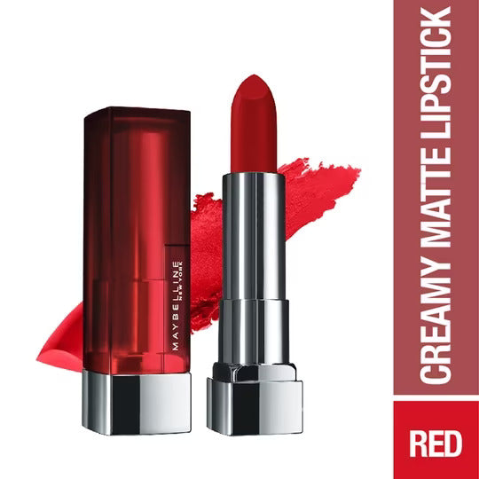 Maybelline New York Color Sensational Creamy Matte Lipstick Collection Shade(500-817)