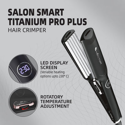 Hector Professional Titanium Pro Plus Hair Crimper – 240g