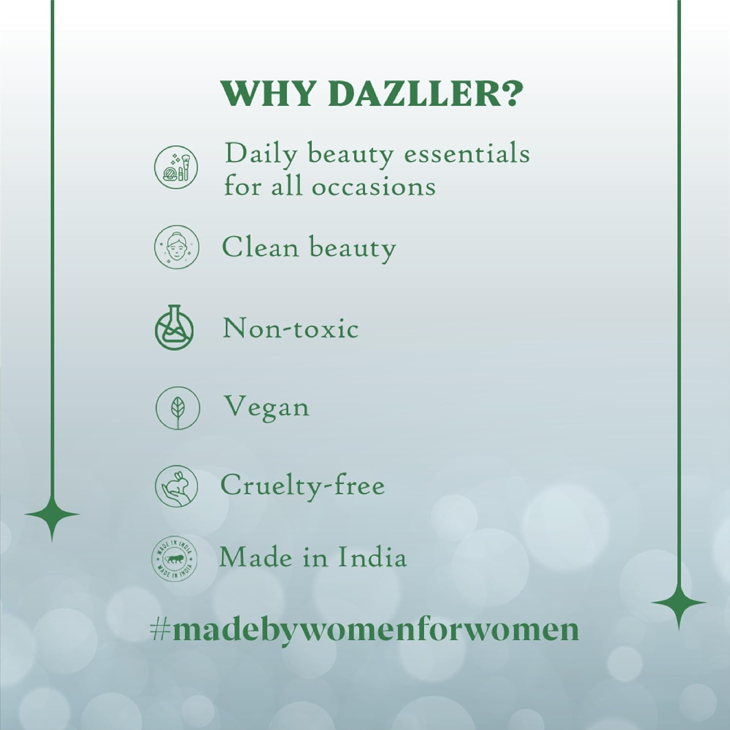 Dazller Daily Fresh Gentle Face Wash – Neem & Tulsi, 100g Daily Use, All Skin types, Anti-microbial, Vegan, Cruelty-free