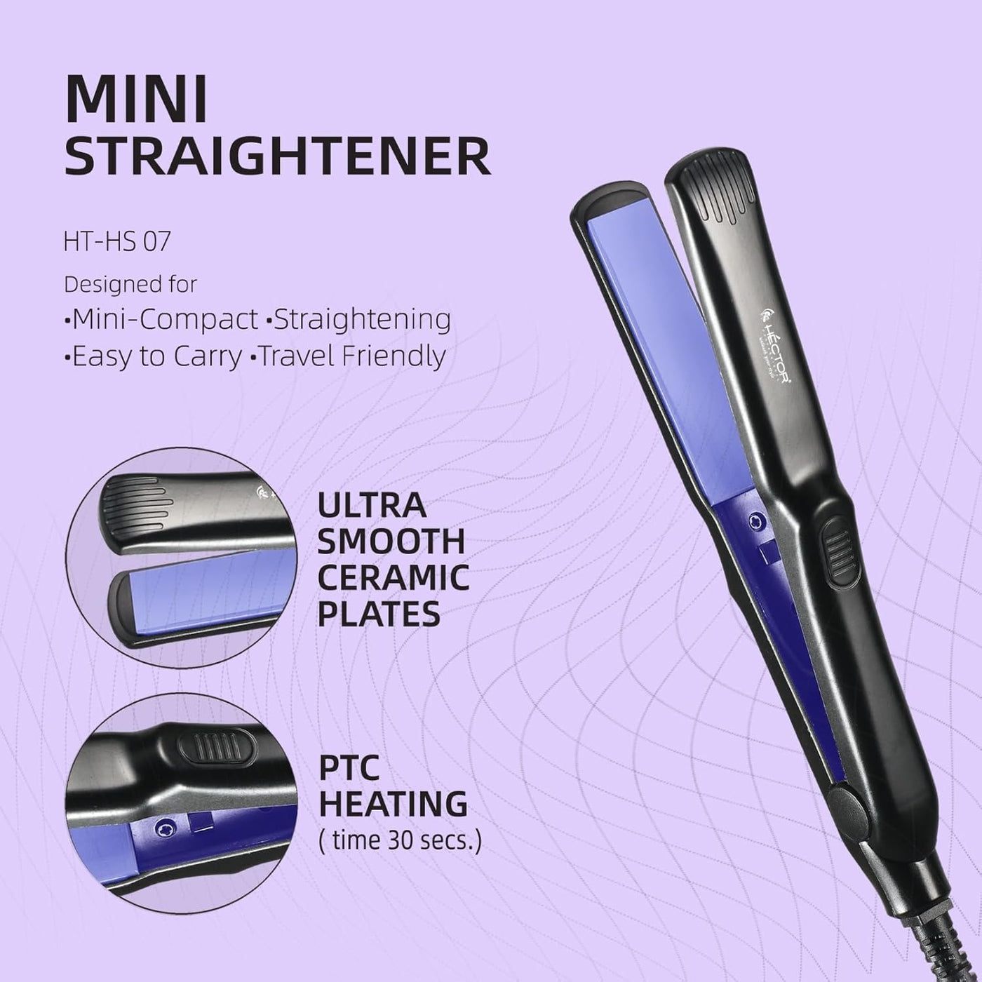 Hector Mini Hair Straightener