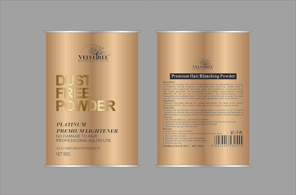 Velvetree Hair Blonder powder for blonde Hair bleaching powder 500G
