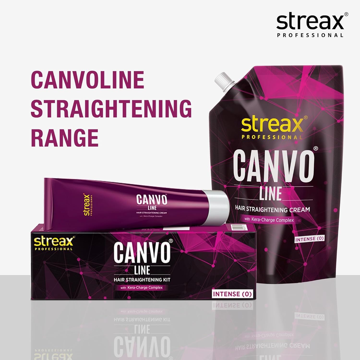 Streax Pro Hair Straightening Cream, Mild, 500ml