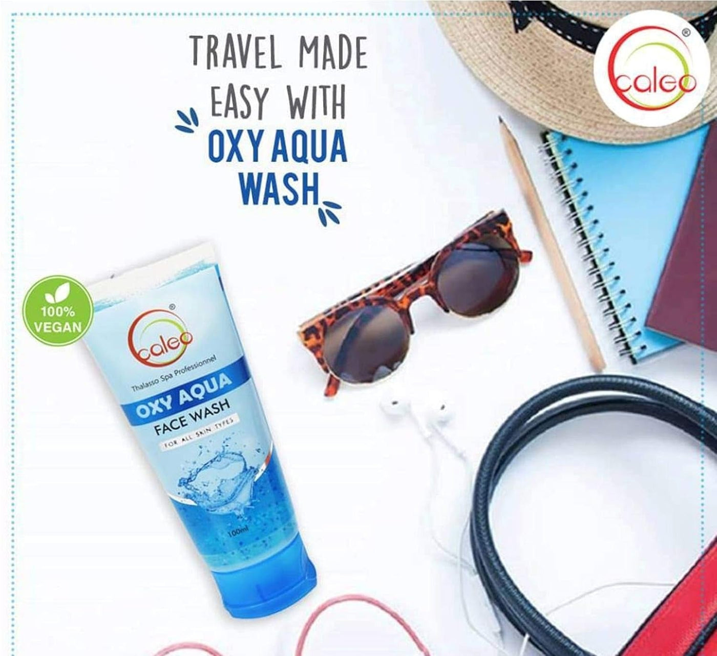 Caleo Oxy Aqua Face Wash - 100ml