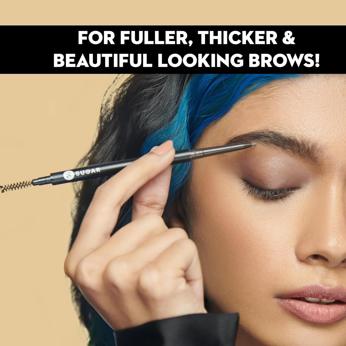 SUGAR Cosmetics Arch Arrival Brow Definer (02 Taupe Tom, 03 Woody Scooby, 04 Felix Onyx)