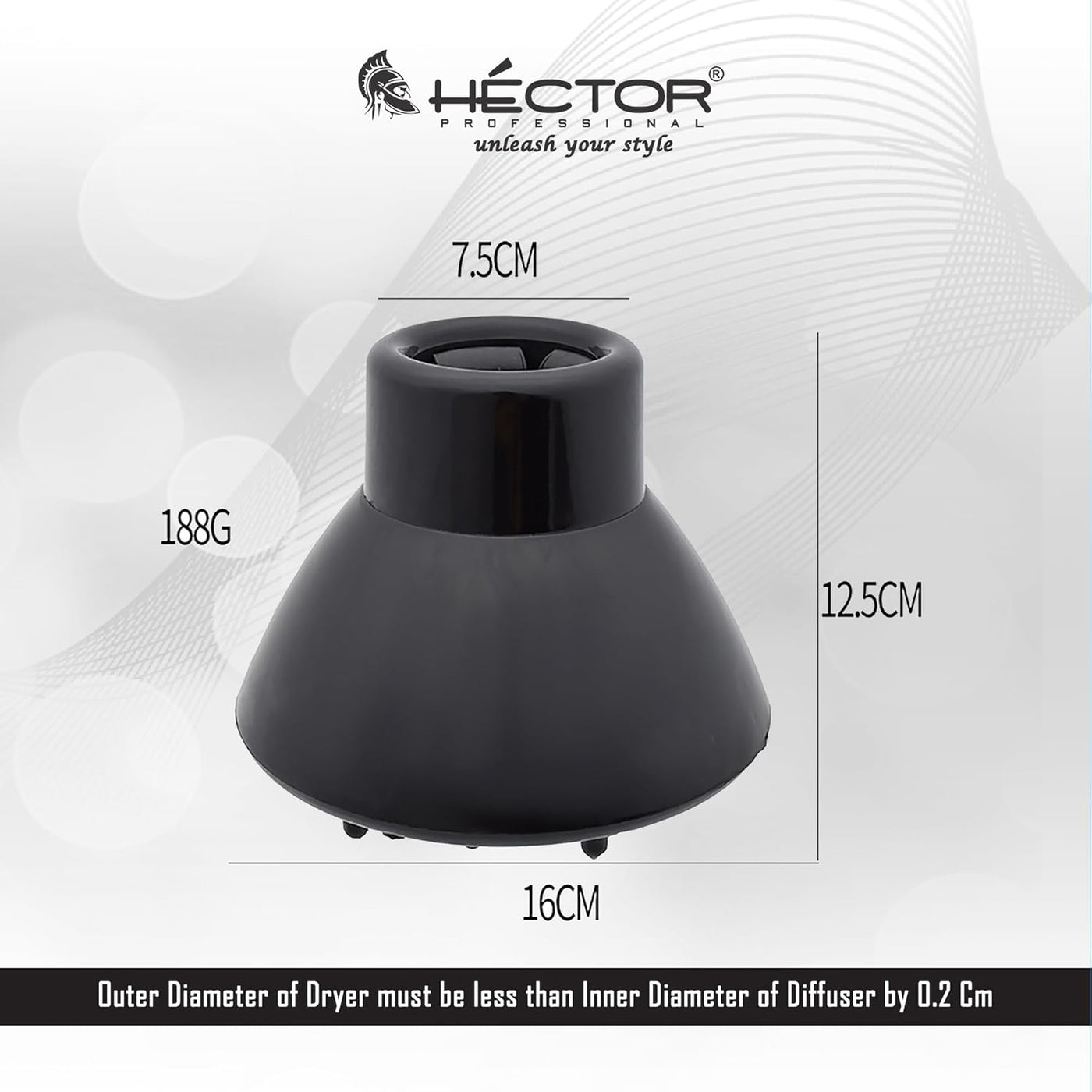 Hector Professional Diffuser for Hair Dryer