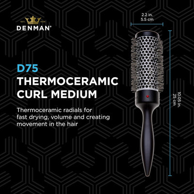 Denman D75 Hair Brush – Ultimate Detangling & Styling Brush