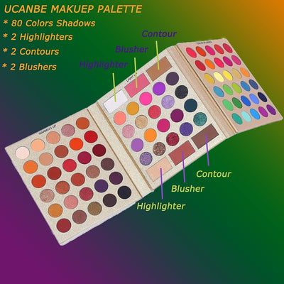 COSLUXE UCANBE Pretty All Set Eyeshadow Palette Set