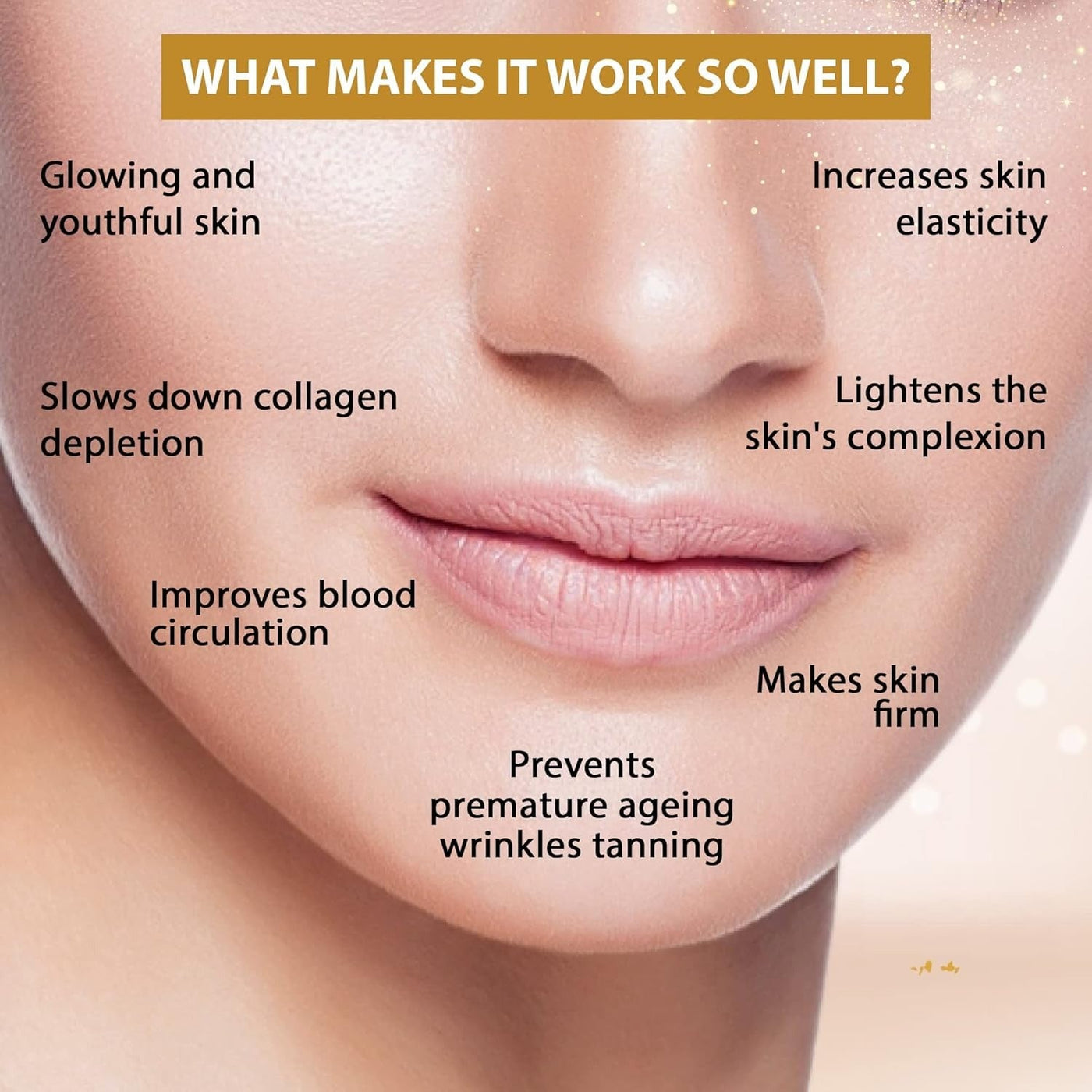 Aryanveda 24 Carat Gold Bleach Cream - For All Skin Types (250g)