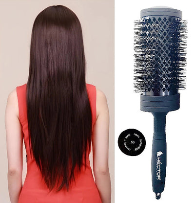 Hector Round Brush PRO XL-53mm | Professional Hair Styling Brush for Volume & Smoothness