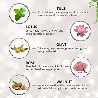 Aaryanveda Pearl Spa Facial Kit All Type Skin Solution Unisex For Fairness 210g